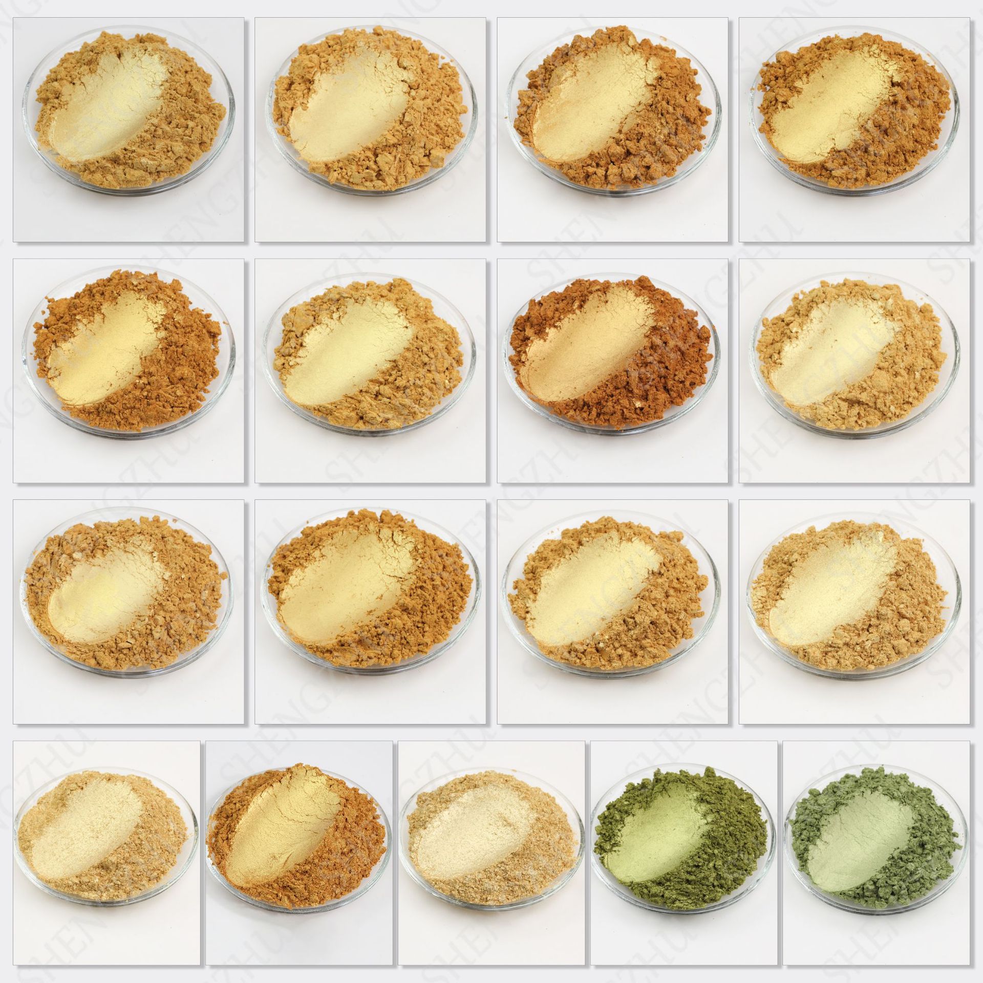 晟珠金色珠光颜料 油墨涂料印刷装饰描金美缝剂高亮黄金珠光粉