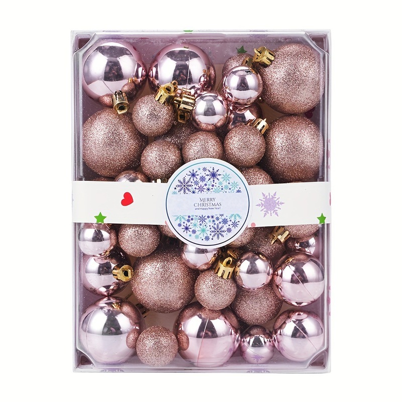クロスボーダー人気スポットクリスマスボール42個クリスマスデコレーションボールお祭り雰囲気クリスマスツリーデコレーションペンダントメーカー|undefined