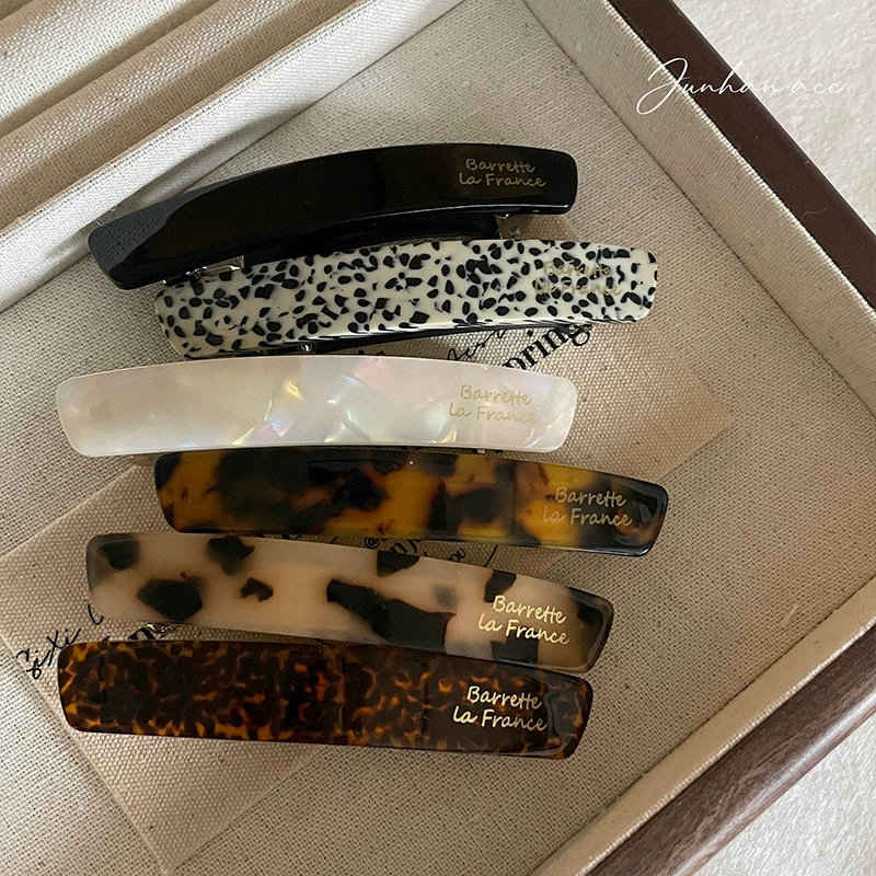 Заколка-гребень блестящая Hairgrip (бренд) французский стиль барретт, 5 см, assorted цветов