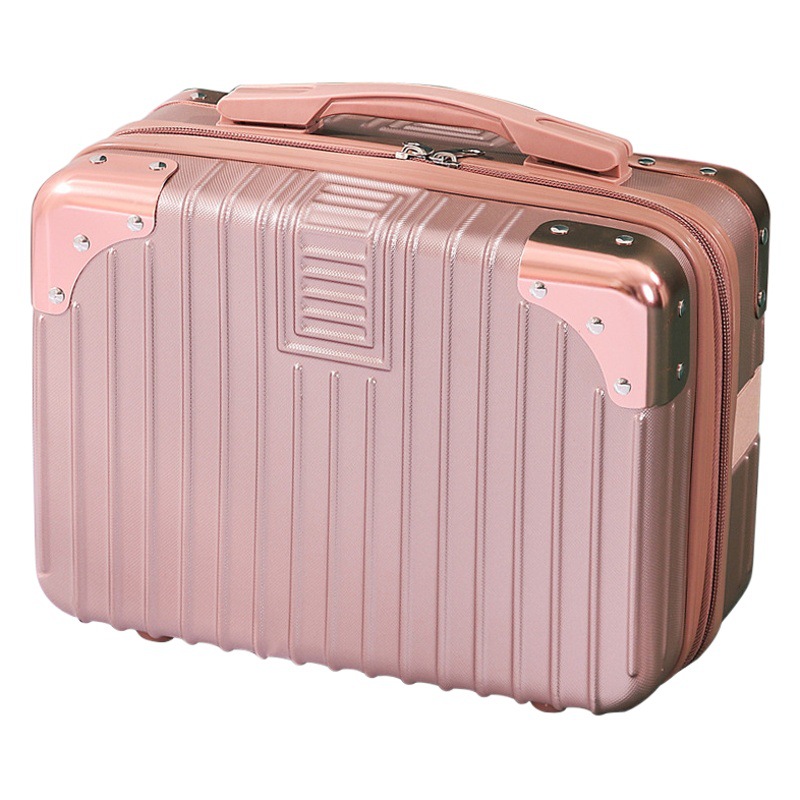 Bolsa de cosméticos de gran capacidad portátil Corea del Sur simple caso cosmético Portátil Bolsa de lavado de 14 pulgadas bolsa de almacenamiento de maquillaje multifuncional