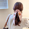 Headband, advanced scarf, ponytail to go out, hair accessory with bow, high-quality style