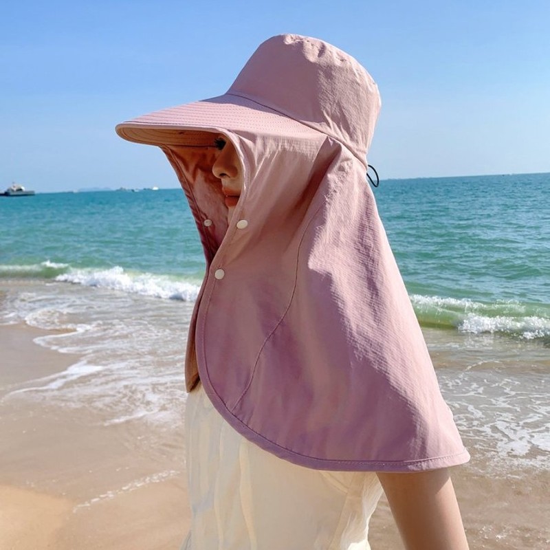 新型の大きいマントの日焼け止めの日よけの漁師の帽子の子供の夏の屋外の大きい軒は顔を覆います。|undefined