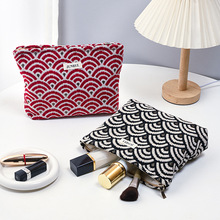 秋冬新款雪尼尔短绒女士大容量化妆包旅行便携收纳包ins高颜值包