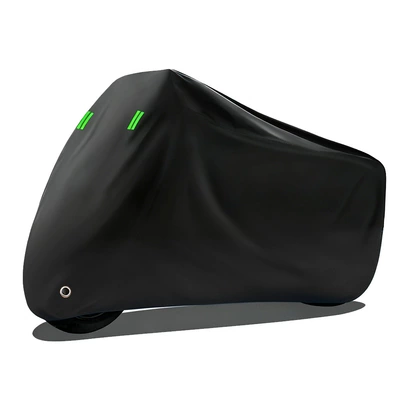 Ready Stock Supply of Motorcycle Covers, Thickened Sun-Proof and Rain-Proof Special Car Covers, Electric Vehicle Covers, Rain-Proof and Dust-Proof Universal Covers (Car clothing) - m20090100cm-pure-black