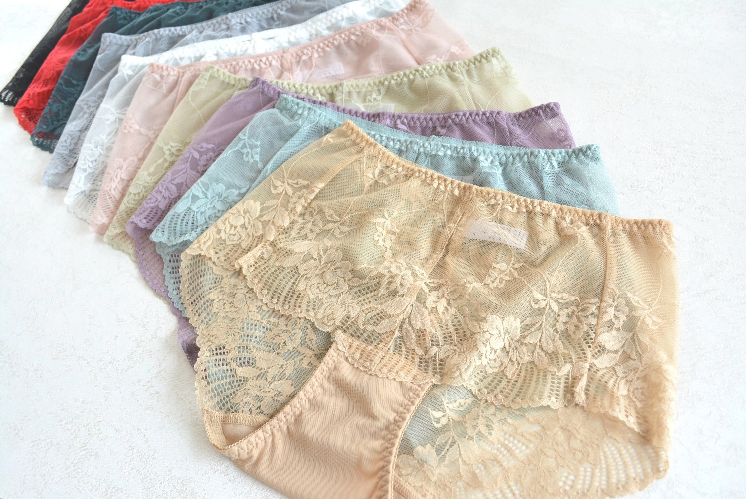 S615 Long-Term New Recommended Lace See-Through Sexy Small Boxer Women's Underwear with Large Sizes, Multiple Colors and Multiple Sizes for Women