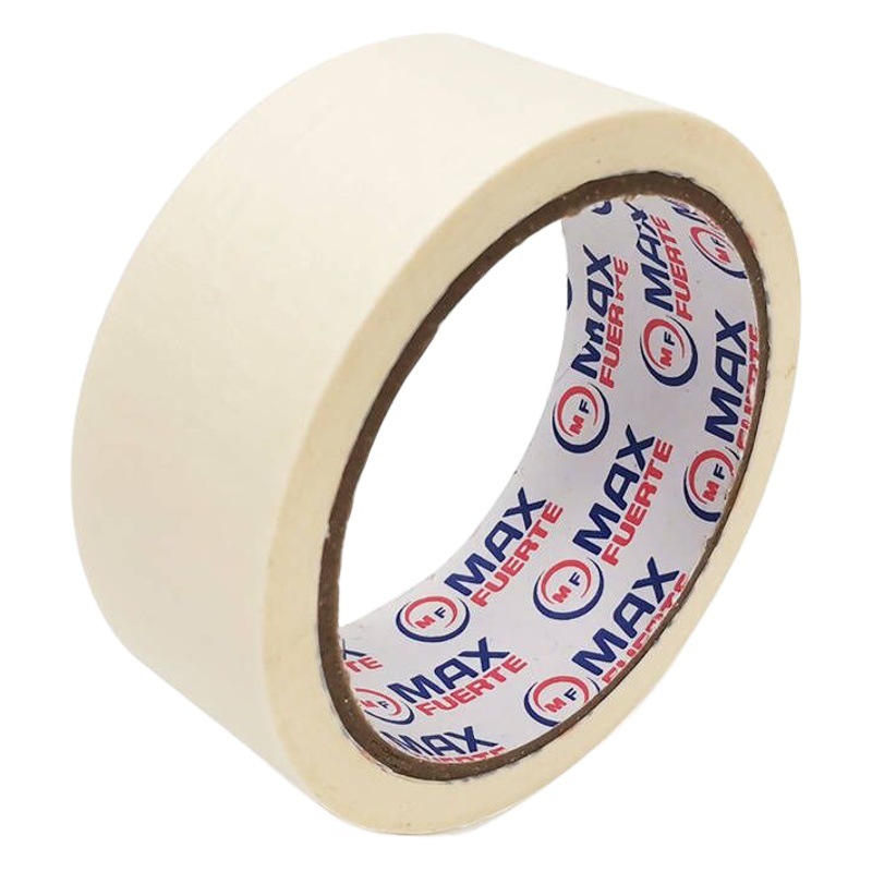 Cinta de papel enmascaramiento blanco medio y alto Adhesivo de pared de papel crepé sin costura que cubre la decoración de papel enmascarado triturado al por mayor