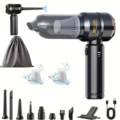 Tozsoranlar Power Display, Portable, High Suction - vacuum-cleaner-121-black-gold-suit