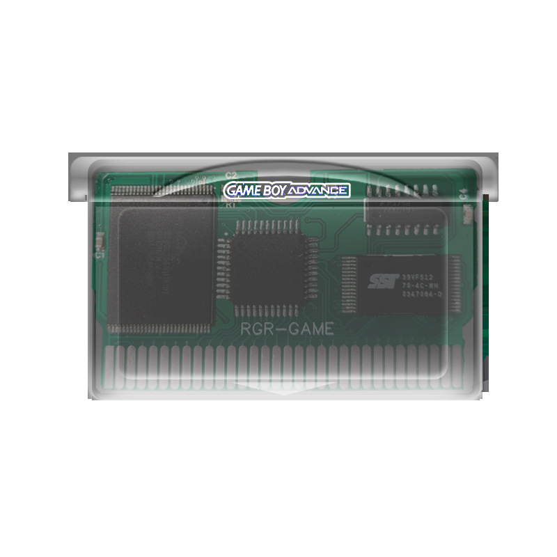 Tarjeta de juego GBA chip totalmente integrado 512K chip de memoria flash Pokemon Super juego modificado versión europea versión de EE. UU.