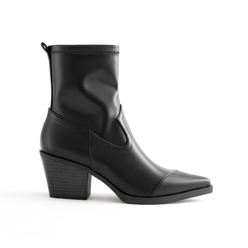 Short Boots Women's Martin Boots Autumn and Winter Customized Nude Boots Thick Heel High Heel Pointed Toe Mid-Calf Women's Boots Outer Wear Leather Boots Short Boots Women's Martin Boots Autumn and Winter Customized Nude Boots Thick Heel High Heel Pointed Toe Mid-Calf Women's Boots Outer Wear Leather Boots