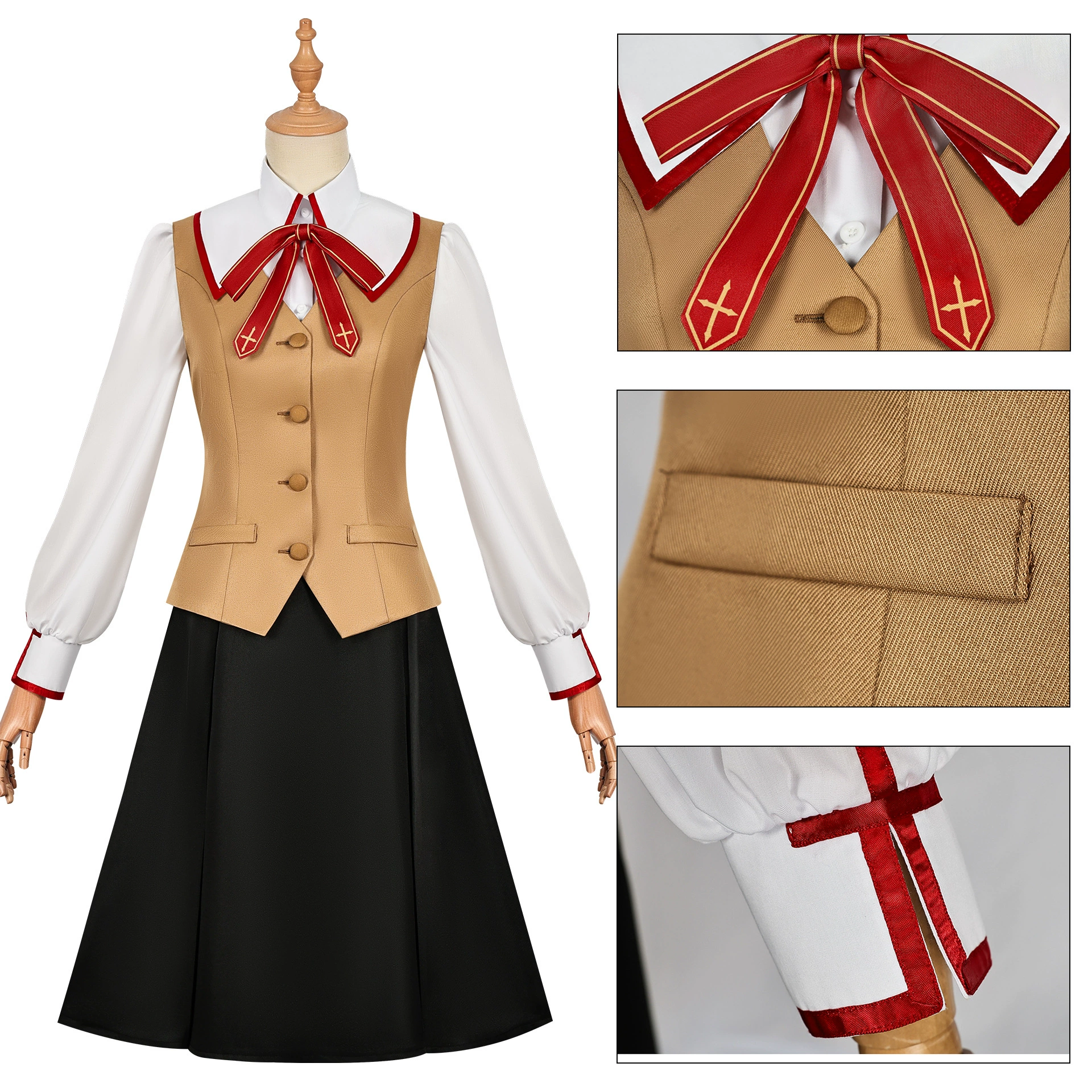 Костюм косплея по Fate/stay night: Маки Сакура, Тоосака Рин, косплей на 2D-анимацию, школьная форма