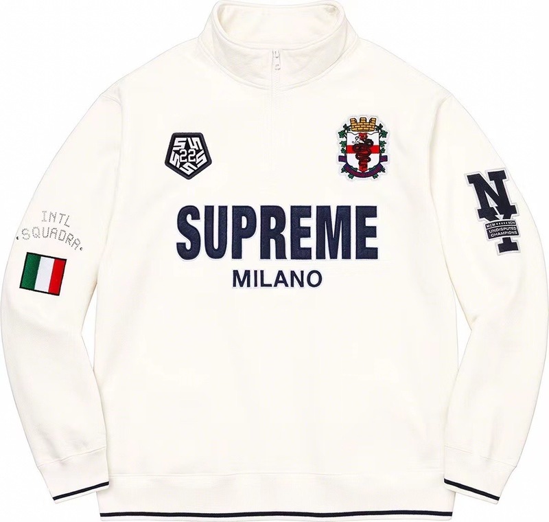 SUP 潮牌HOODED SWEATSHIRT 大LOGO加绒帽衫卫衣|undefined