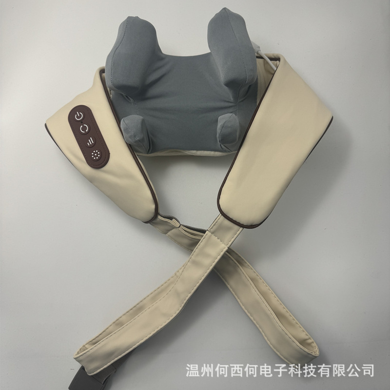 全身用頸椎マッサージャー、肩と首の首のプロテクター、腰と首の両用僧帽筋電気加熱混練ショール|undefined