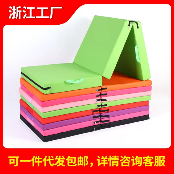 Outdoor Non-Slip Thickeneded Training Equipment Foldableing Gymnastics Mat Sponge Dance Practice Yoga Mat Camouflage Sports Mat