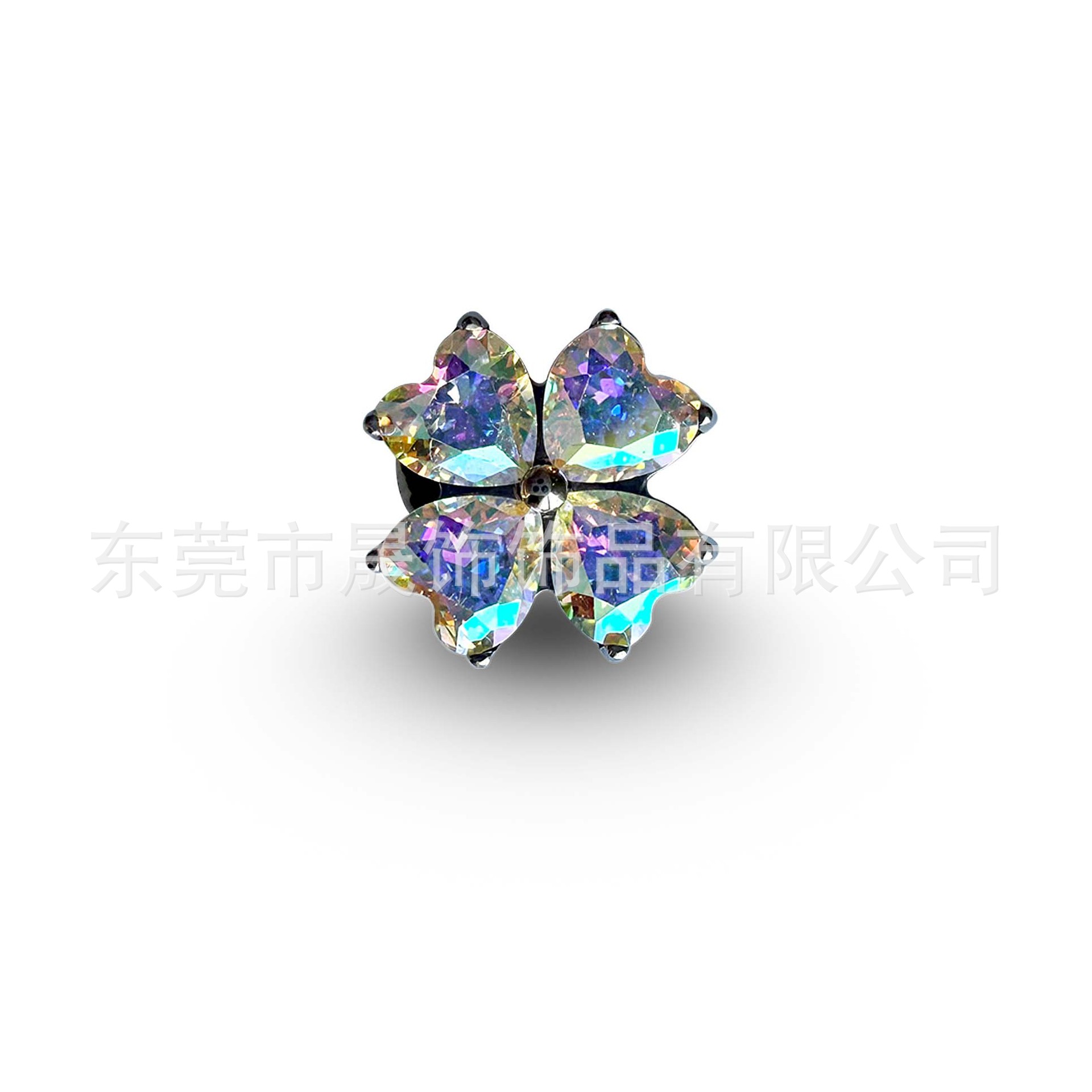 F136 Titanium Heart 四叶草 Cubic Zirconia Ear Stud Helix Cartilage Stud G23 Implant Grade Titanium 内牙 Labret Stud 人体 Piercing Jewelry