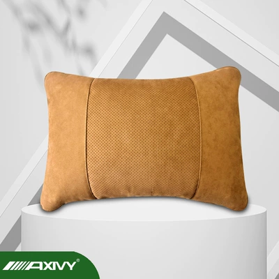 Headrest – Support Headrest Suitable for Zeekr - 1-maybach-lumbar-support-breathable-hole-cognac-brown