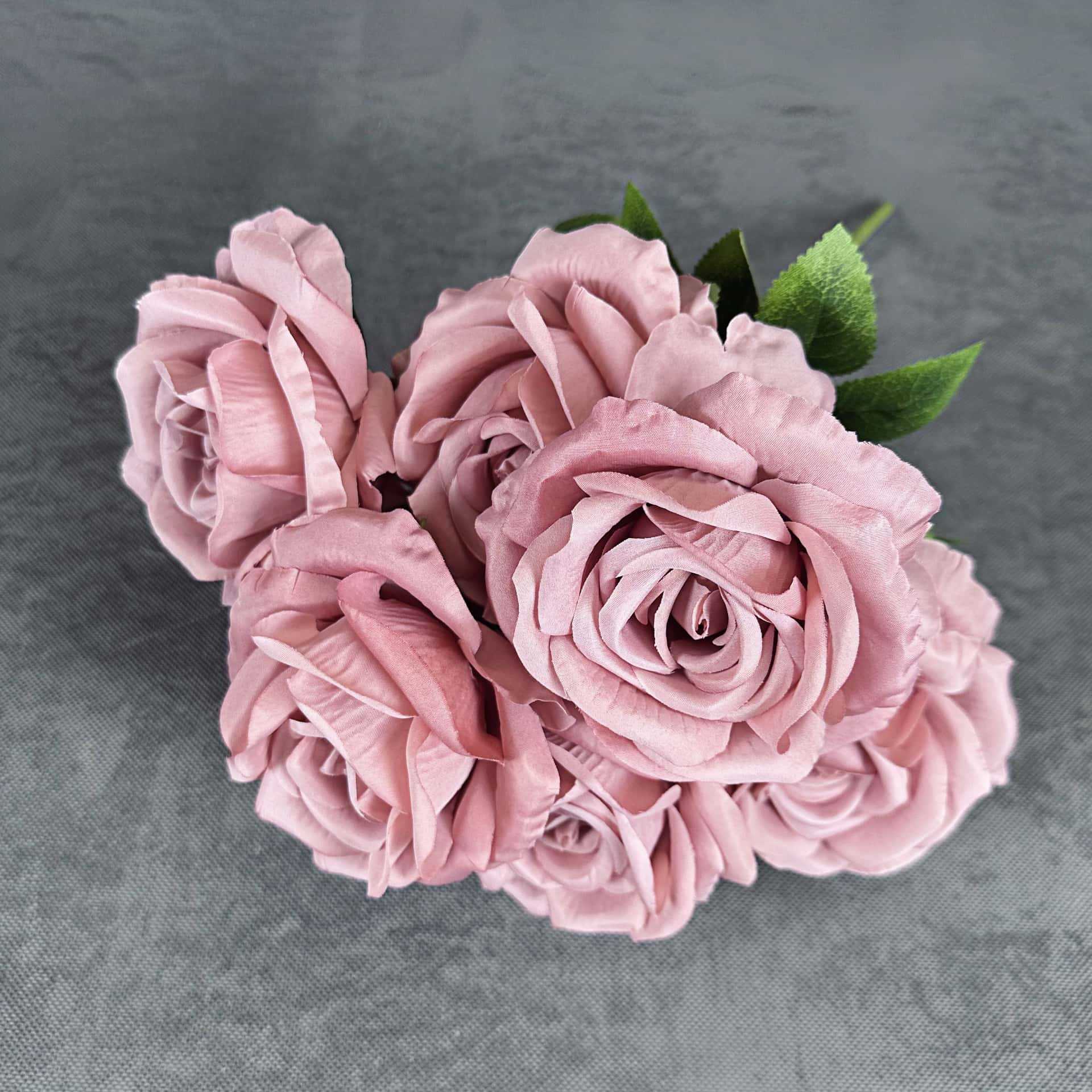 Flor simulada 7 mandos grandes rosas decoración de la escena de la boda decoración del hogar flor de seda hecha a mano decoración de flores falsas al por mayor