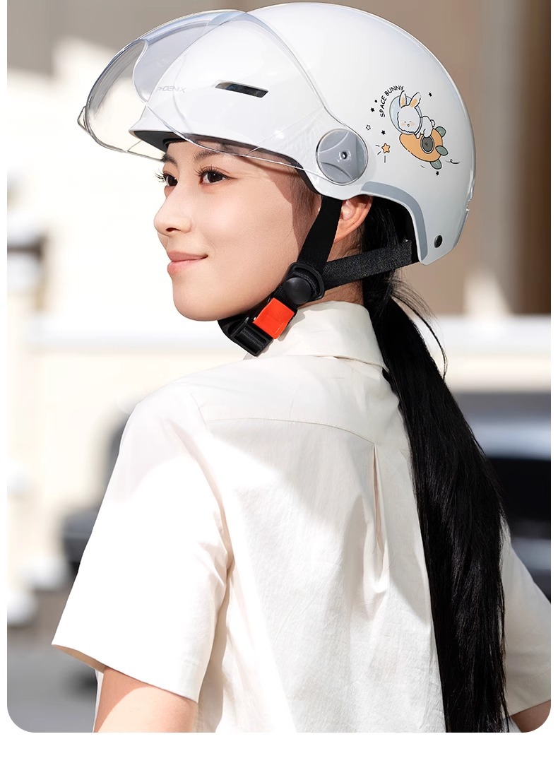 Electric motorcycle helmet 3C certified half helmet