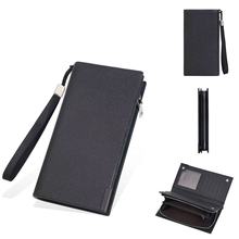 厂价直销新潮款头层牛皮长款钱包男士多卡位商务钱包实用轻奢收纳