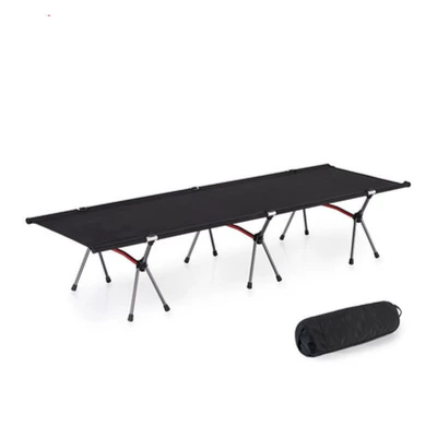 Outdoor camp bed tent camping portable overnight automatic folding outdoor rainproof thickened integrated bed net wholesale (Avtomobil dam çadırları) - high-and-low-camp-bed-black-1906538-1-2