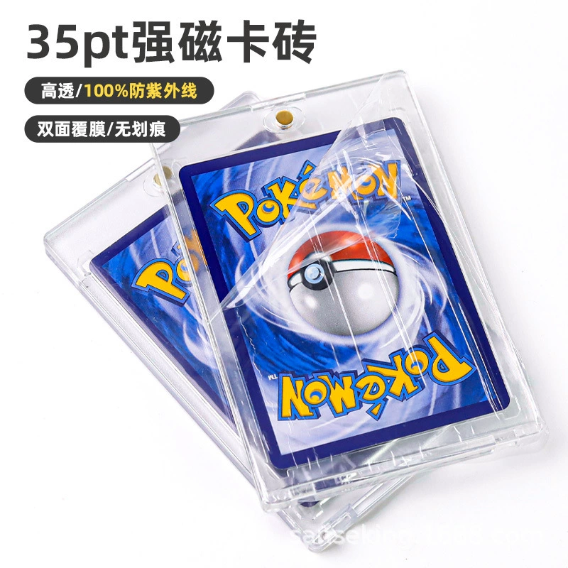 Магнитное всасывание 35PT покрывающей карточке плитки Pokemon Star карты PTCG карты карты защиты 35PT высокой четкости HD анти-ультрафиолетового излучения