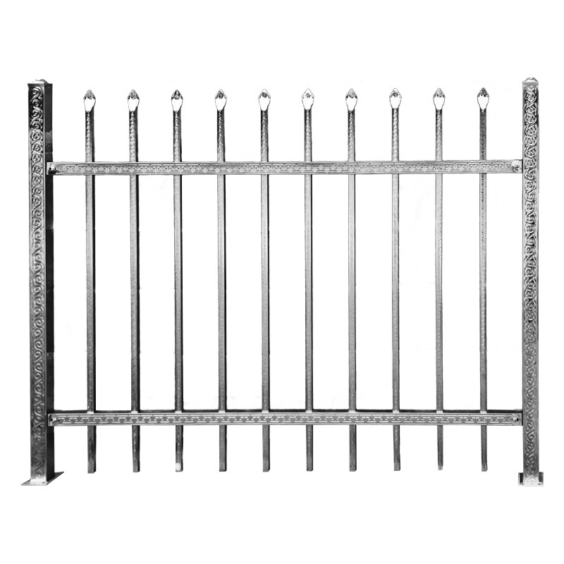 Nueva valla de acero inoxidable en relieve autoinstalada valla de patio al aire libre 304 202 valla de aislamiento valla de protección