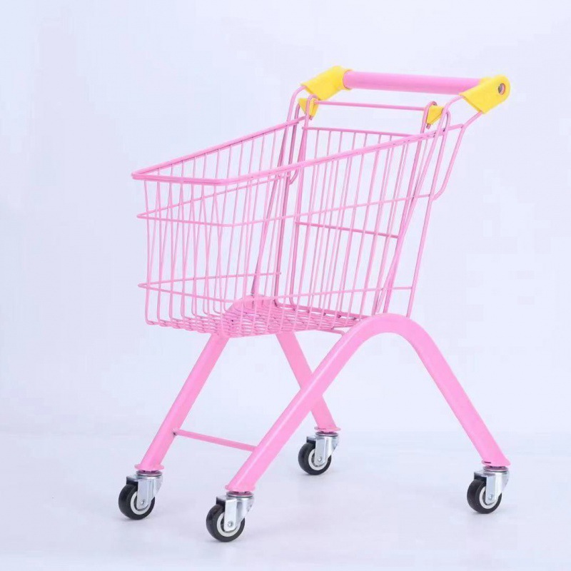 儿童购物车市男女宝宝生日礼物迷你过家家大号玩具车小孩手推车|ru