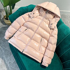九江 m蒙家羽绒服女冬季短款潮牌加厚连帽鹅绒高版本2025必蒙口