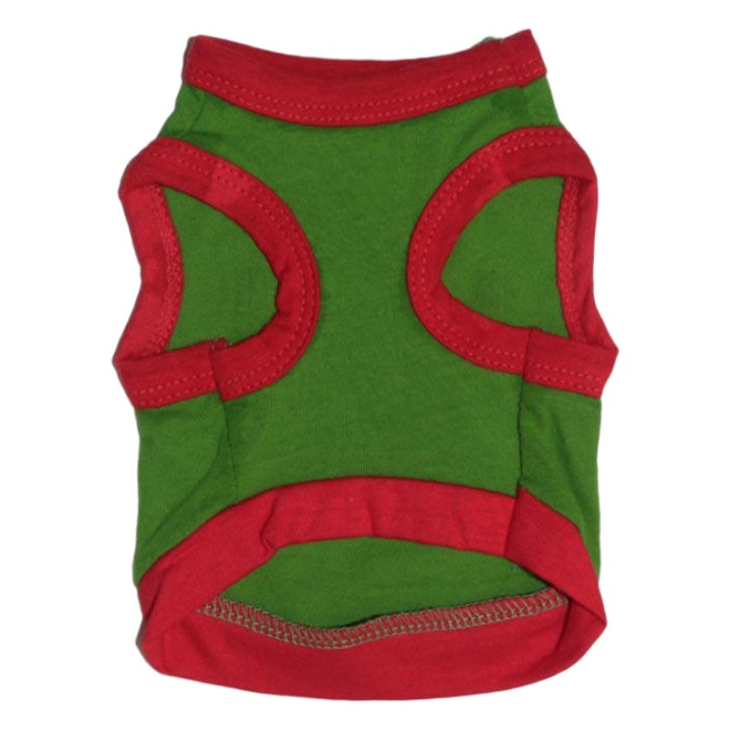 Ropa para mascotas ropa de perro de grado de algodón sudor halterofilia perro pequeño chaleco para mascotas al por mayor de primavera y verano