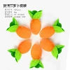 Easter Orange Radish Set 6