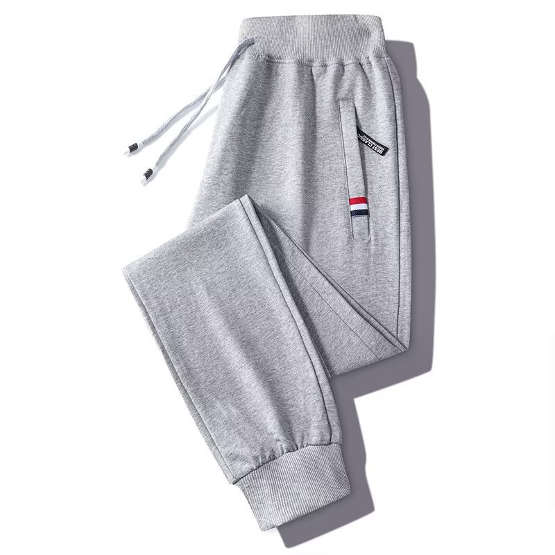 2022 pantalones populares de otoño con los tobillos pantalones casuales de los hombres pantalones de chándal de color sólido de otoño estilo coreano moda suelta deportes