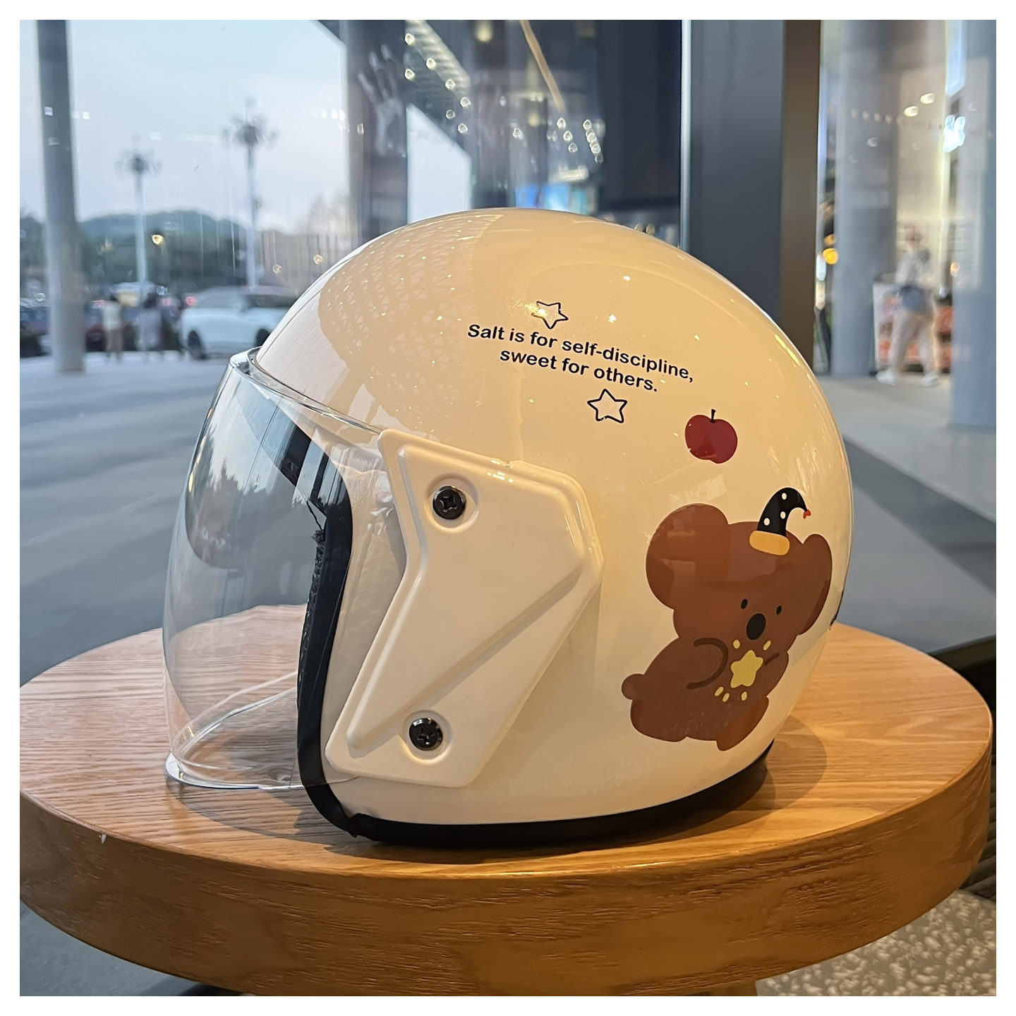 3C National Standard Certified Electric Vehicle Helmet, Men's and Women's Motorcycle Helmet, Four-Season Windproof Universal Cartoon Cute Safety Helmet