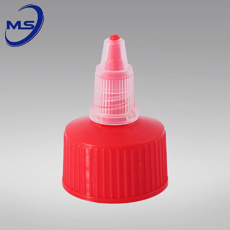 厂家批发 啫喱水盖 尖嘴挤压塑料盖组合盖 日用化妆品盖 胶水盖
