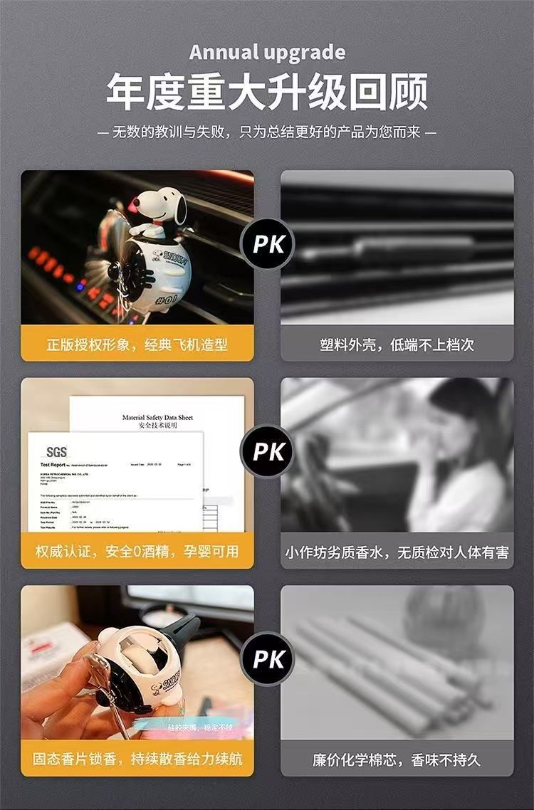 Cute Doll Small Airplane Car Aromatherapy Air Conditioner Air Outlet Perfume Clip Car Perfume Car Ornaments Decoration