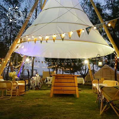 Outdoor camping base bamboo Çadırlar