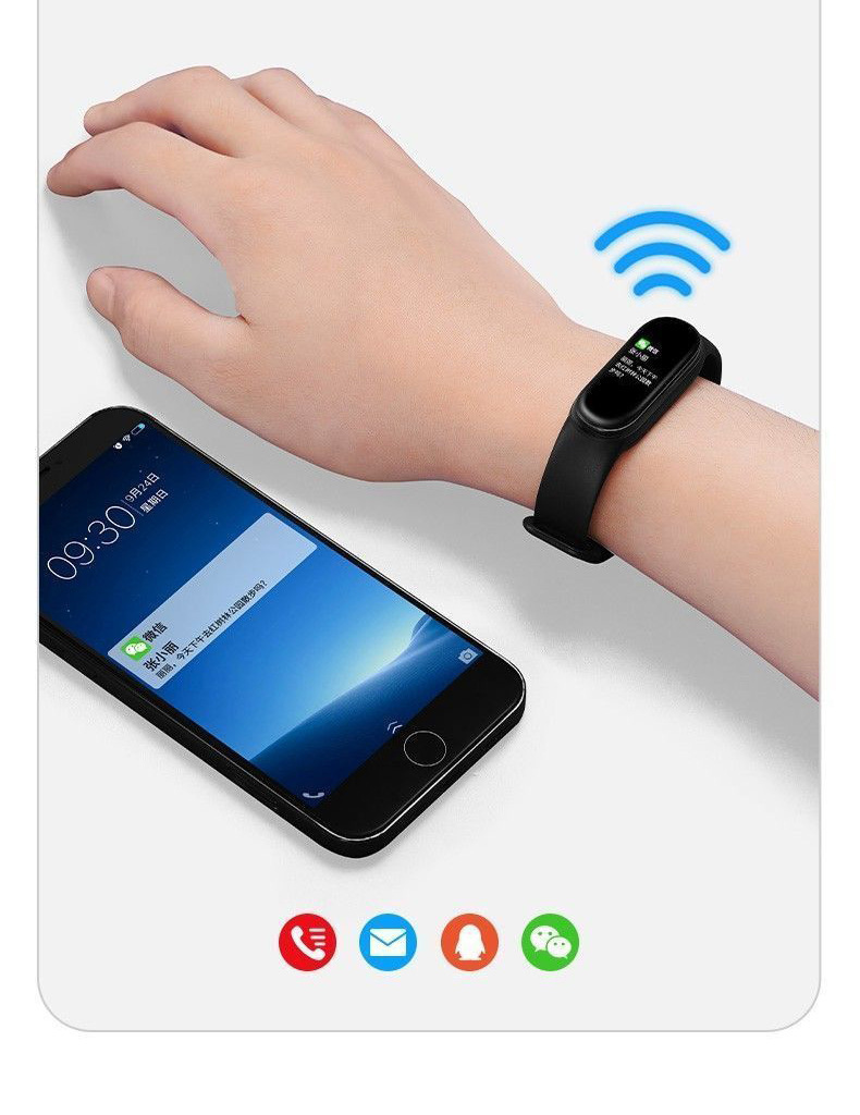 Smart bracelet heart rate and blood pressure detection, step counting navigation, intelligent reminder undefined