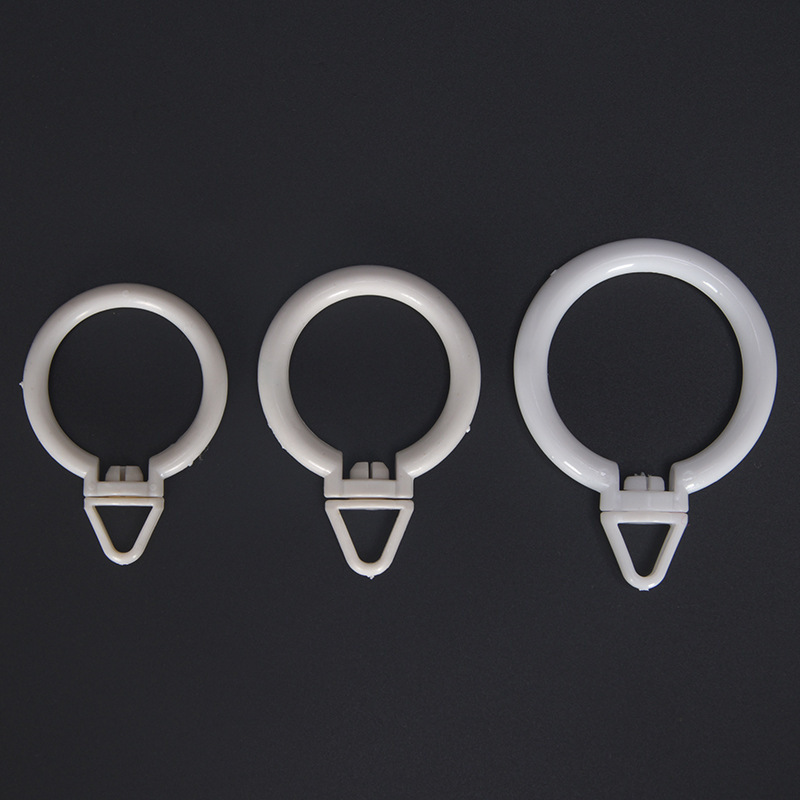 Extra large curtain rod hanging ring punching universal hanging ring closed ring large Roman Rod gauze curtain hanging ring