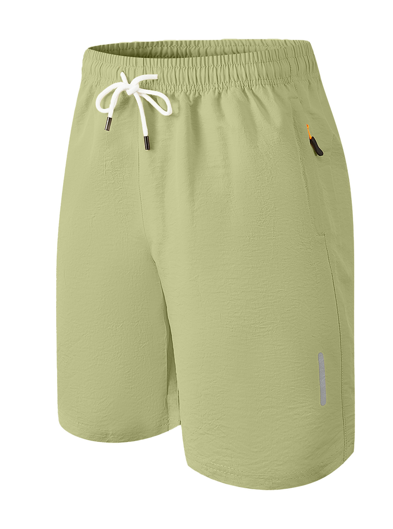 Hombres europeos y americanos Amazon deportes de ocio transfronterizos de secado rápido bolsillo corto tejido con cremallera pantalones tácticos de playa de moda callejera