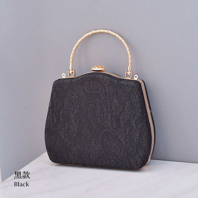 Cruz-frontera encaje noche banquete femenino Comercio exterior europeo y americano bolso de mano cheongsam bolso vestido de boda