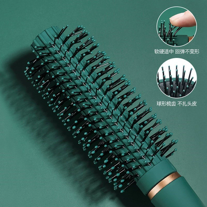 Scalp massager brush set, soft‑tip plastic combs, anti‑static, ergonomic handles