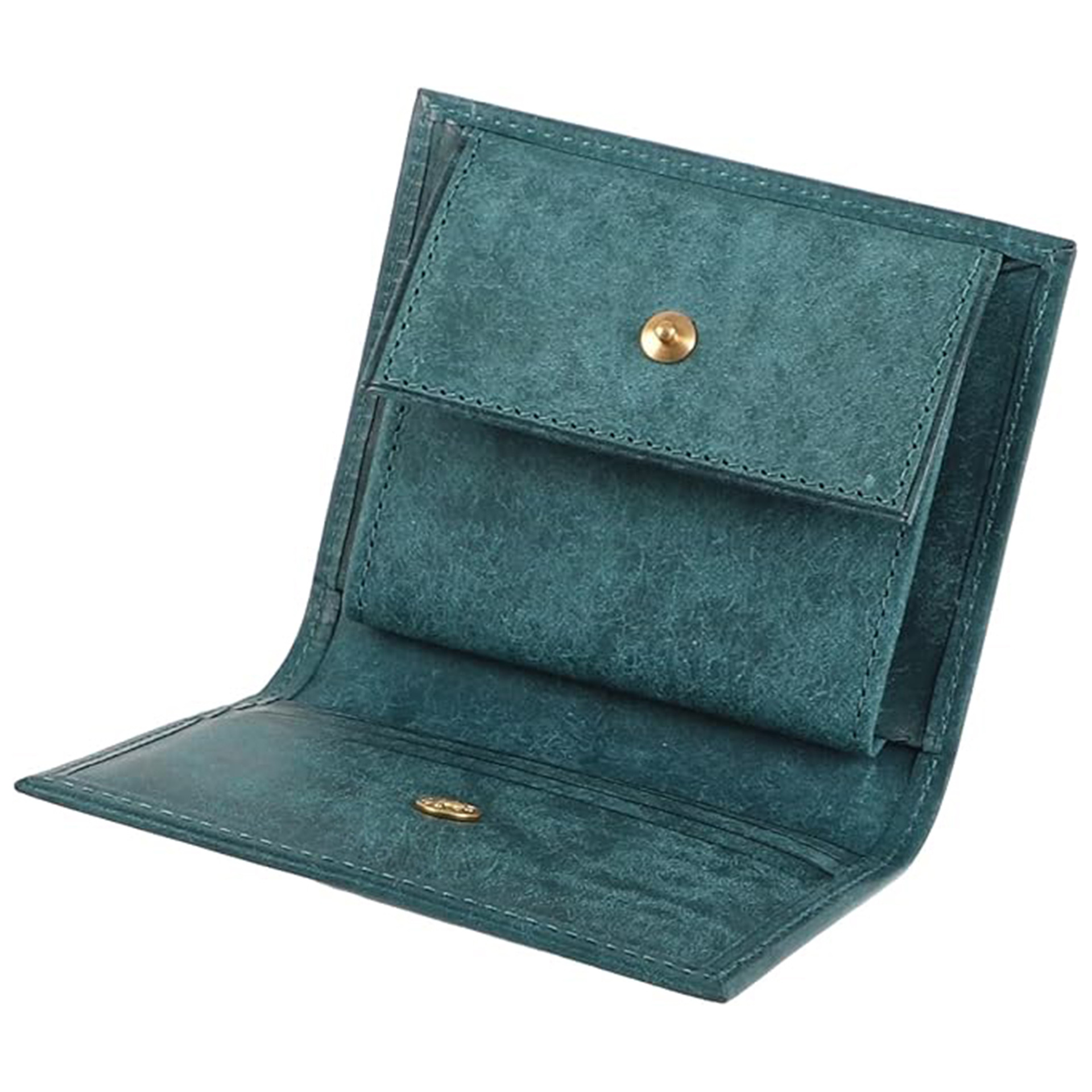 Amazon estilo japonés Lotte bolsa de dinero corta tarjeta de negocios retro portátil multifunción anti-robo billetera de cuero