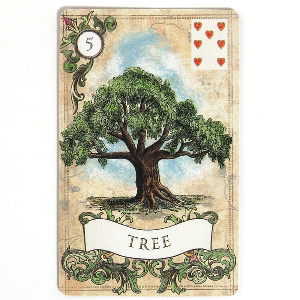 Eski Stil Lenormand Old Style Mevcut İngilizce Sınır Ötesi Masa Oyunu Kartları Tam Set Orijinal Versiyon Çince Çeviri ile