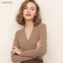 canvausv领修身新款打底衫