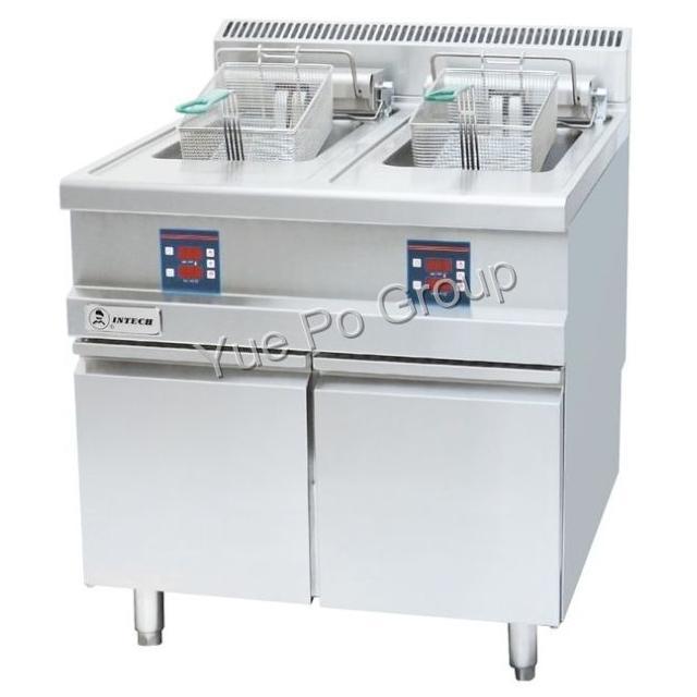 INTECH电热程控双缸炸炉下掩门柜 (850)