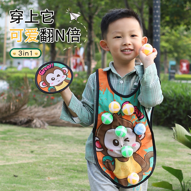 Juguetes al aire libre para niños transfronterizos Juegos para padres e hijos Juegos de jardín de infantes Entrenamiento sensorial de bolas pegajosas