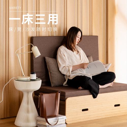 Eighteen-paper folding bed lunch break single multi-functional sofa bed dual-purpose office home small apartment hidden bed adult