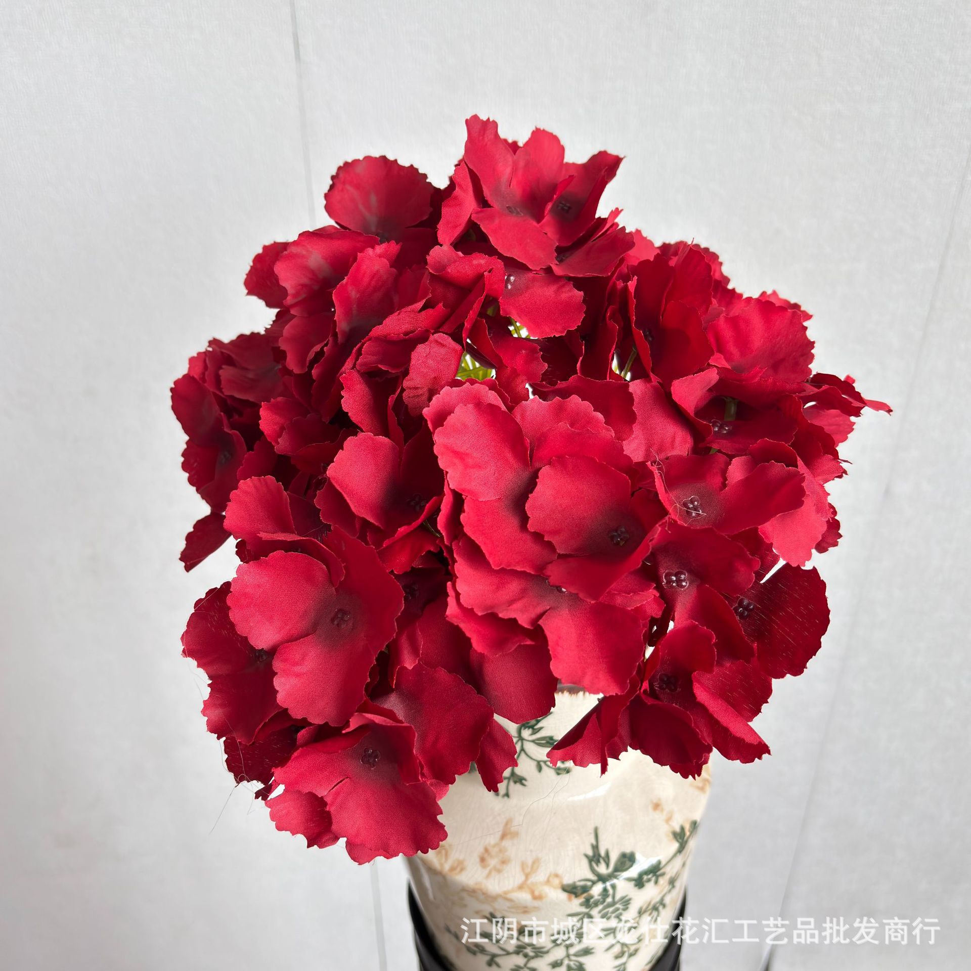 5송이 삼각 수국