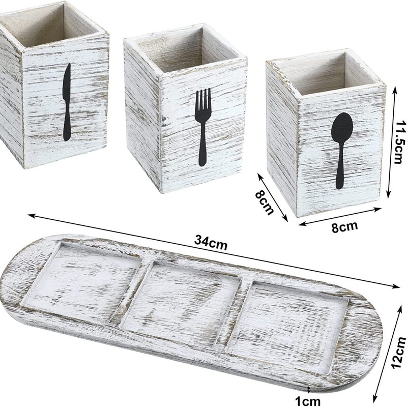 木製の箸立てシンプルなキッチンナイフとフォークの収納筒の業務用ホテルの食器棚の収納箱のスプーンの収納箱|undefined