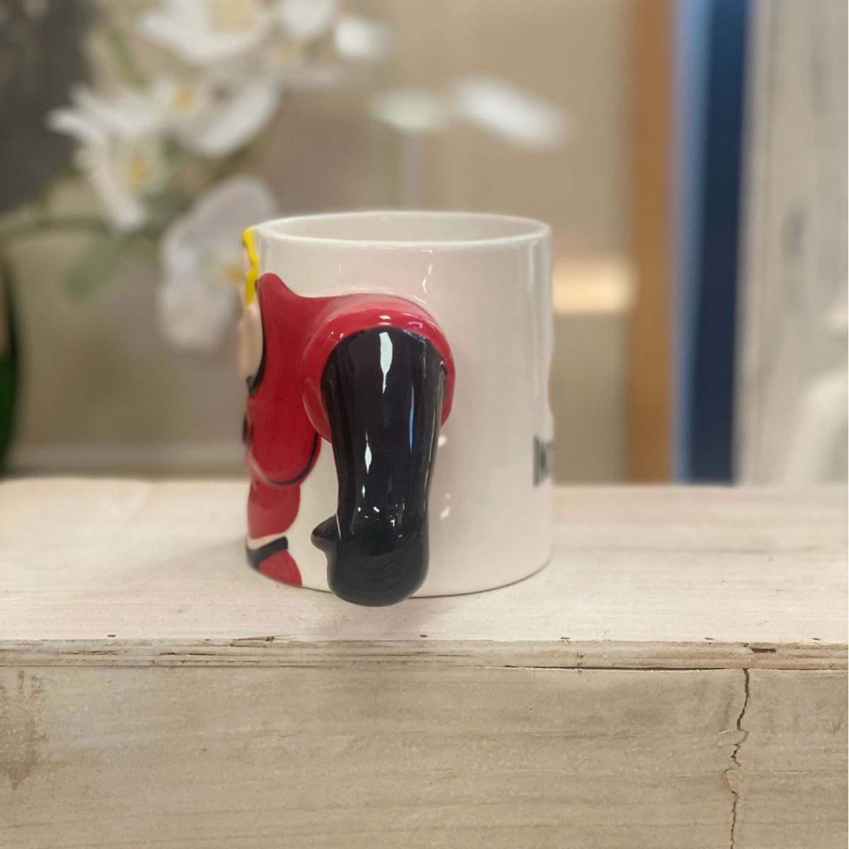 Fabrica de cerámica de nube blanca taza de cerámica moderna taza de café creativa de Superman taza de agua personalizada