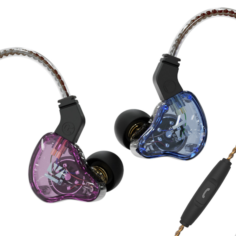 KBEAR KS2 Hybrid HIFI Musik In-Ear Kopfhörer, für Computer, Mobiltelefon, Gaming, PUBG, USB-C - 12