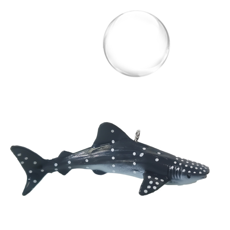 Venta caliente decoración de acuario simulación tiburón ballena azul mundo submarino tanque de peces blanco flotante acuario decoración de paisajismo spot